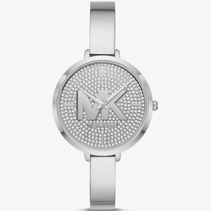 Michael Kors Charley Pavé Silver-Tone Watch